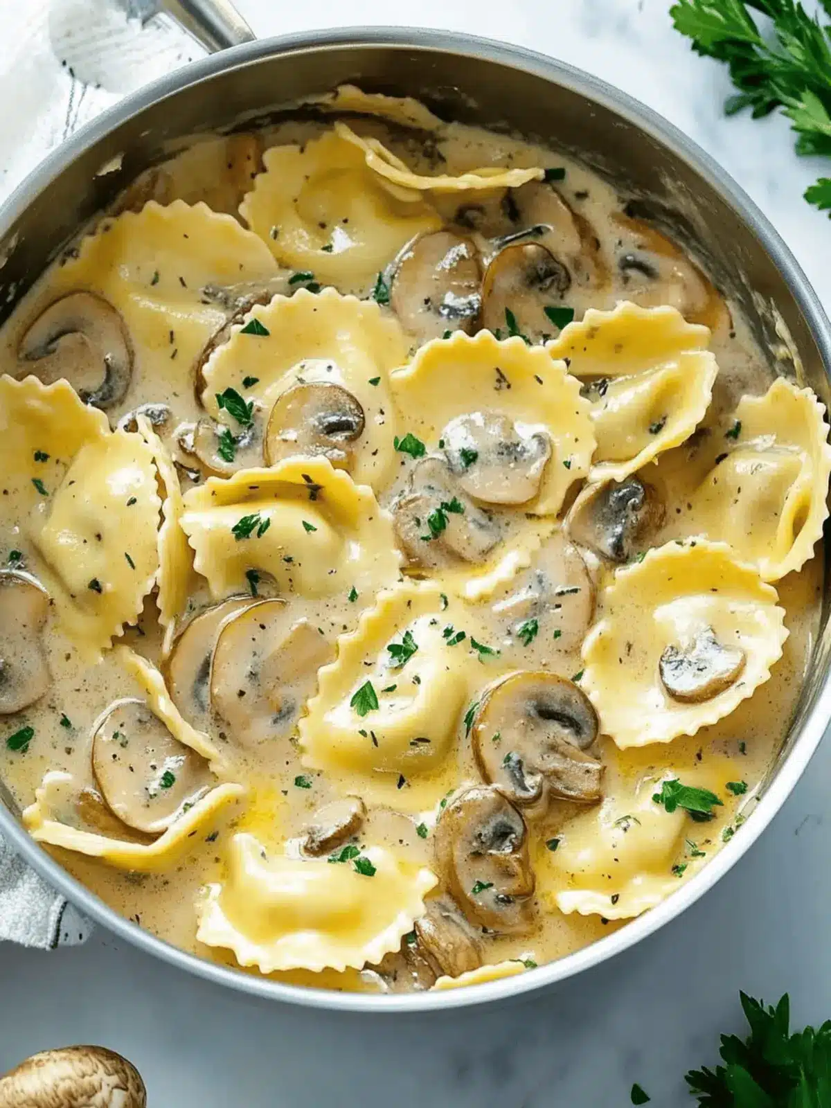 Mushroom Ravioli Sauce