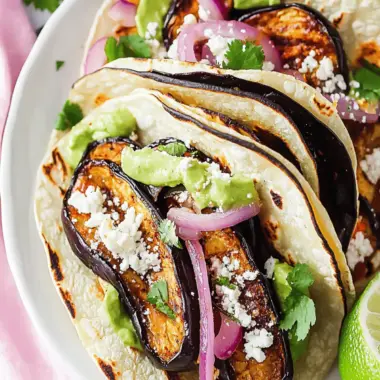 Air Fryer Eggplant Tacos