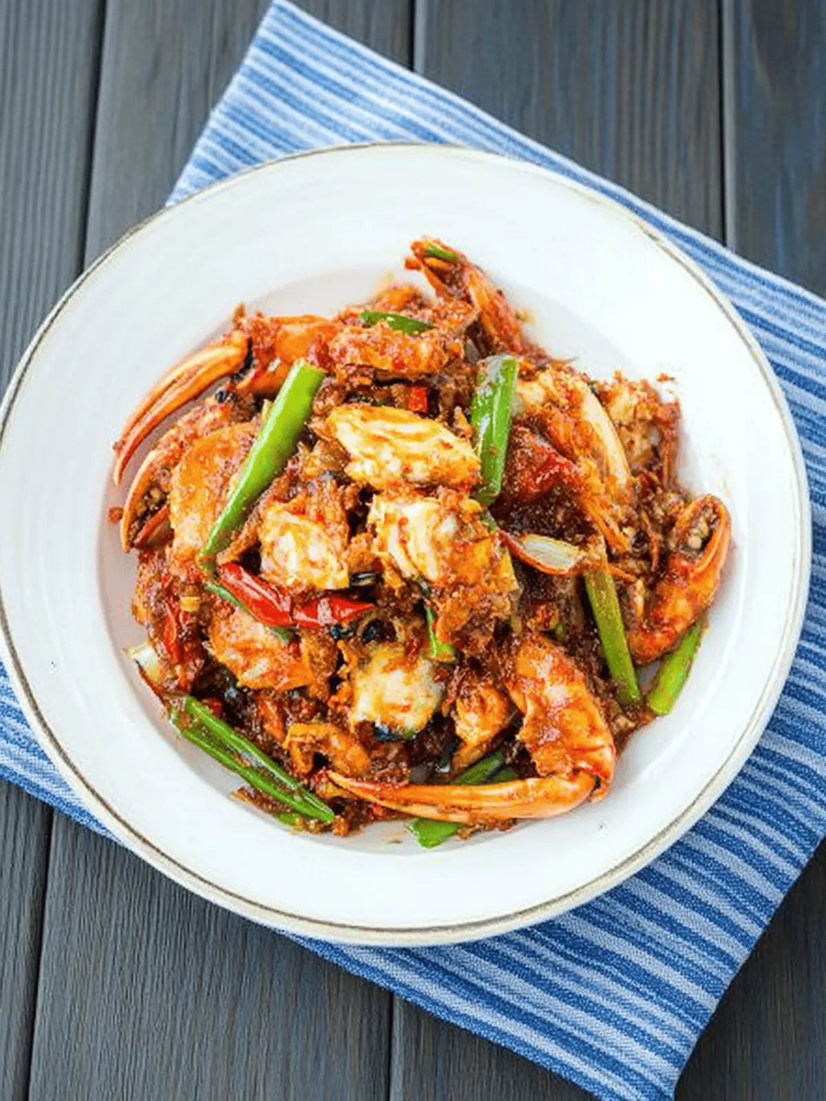 Thai Stir-Fried Chilli Crab