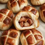Chinese Pineapple Buns with Char Siu Pork