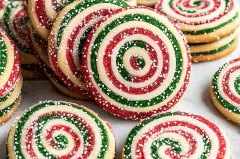 Christmas Pinwheel Cookies