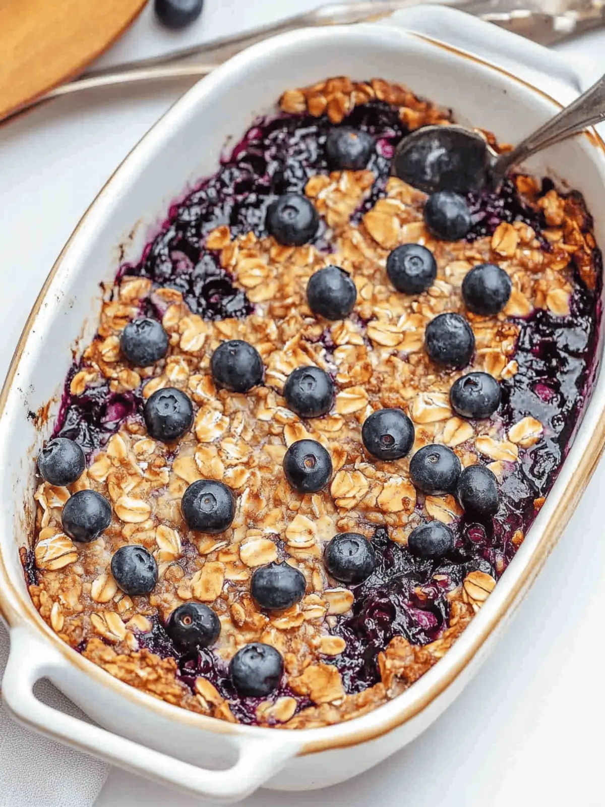 Cozy Up with Delicious Blueberry Baked Oatmeal Bliss 3 Blueberry Baked Oatmeal