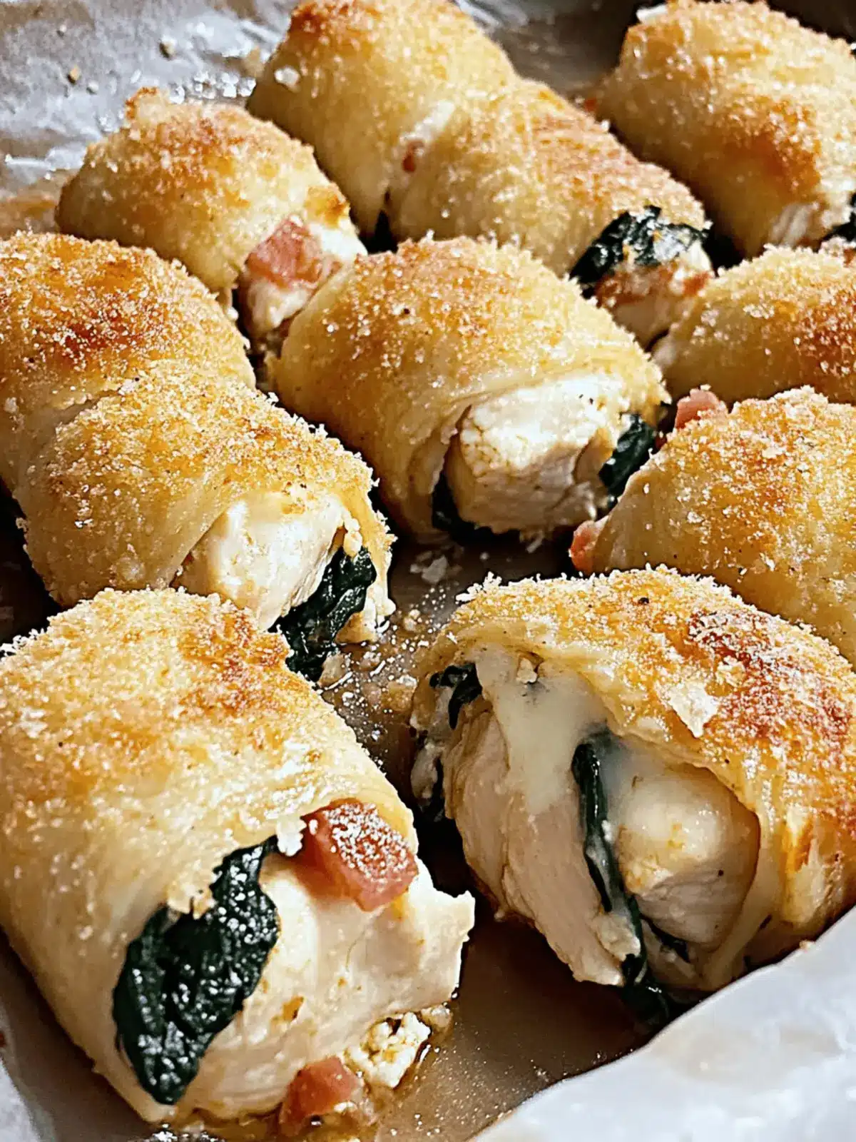Irresistible Chicken Involtini with Spinach, Speck, and Asiago 3 Chicken Involtini with Spinach, Speck, and Asiago