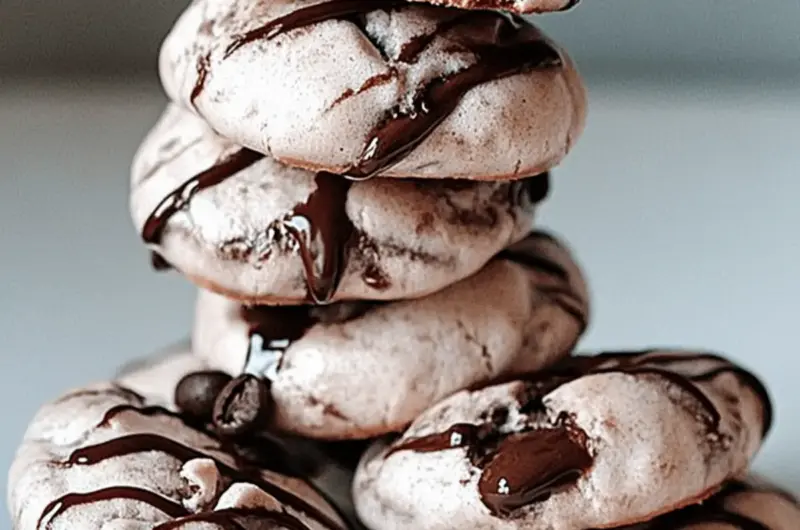 Chocolate Espresso Meringue Cookies