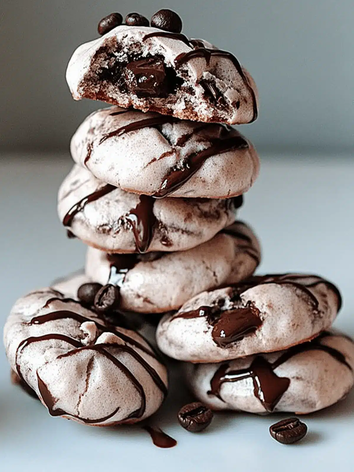 Melt-in-Your-Mouth Chocolate Espresso Meringue Cookies 5 Chocolate Espresso Meringue Cookies