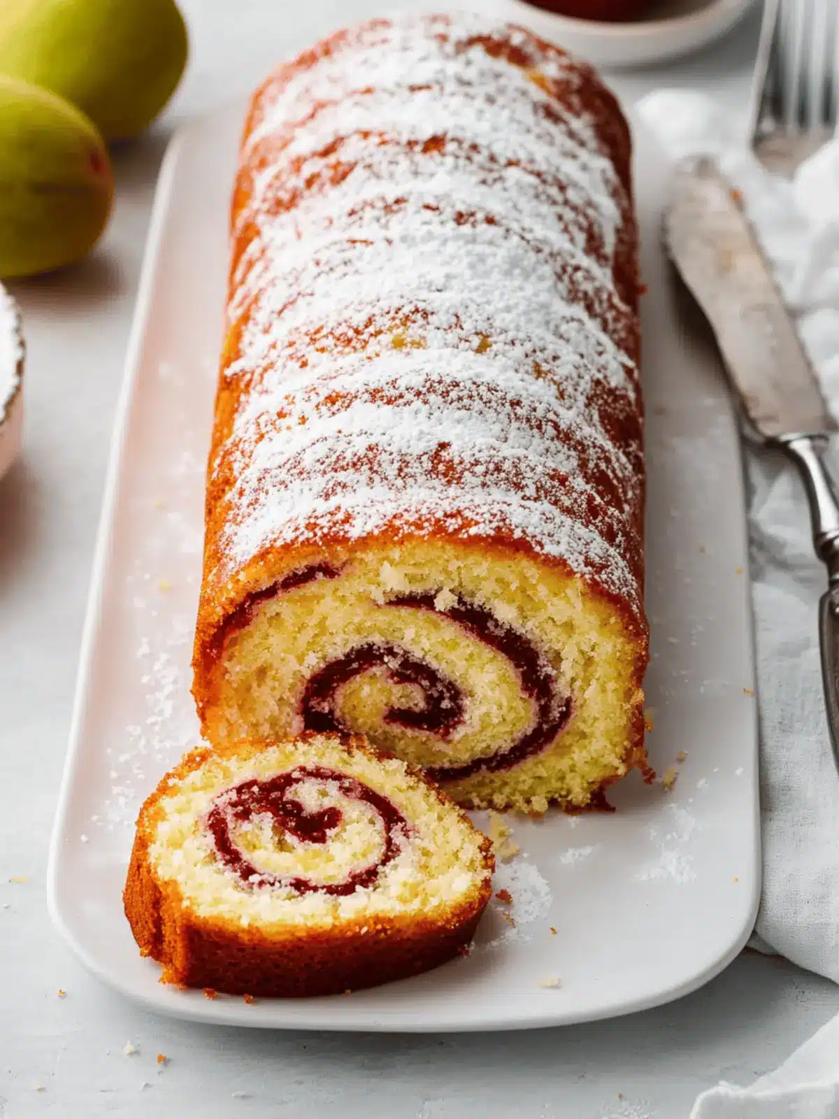 Guava Swiss Roll