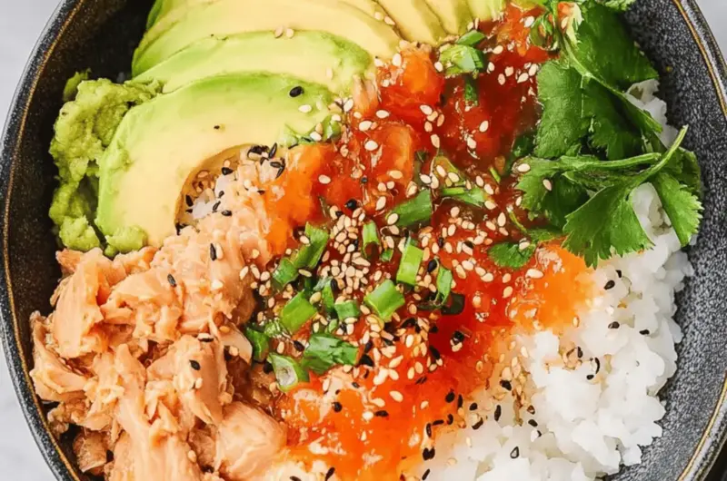 Hearty Canned Tuna Sushi Bowl