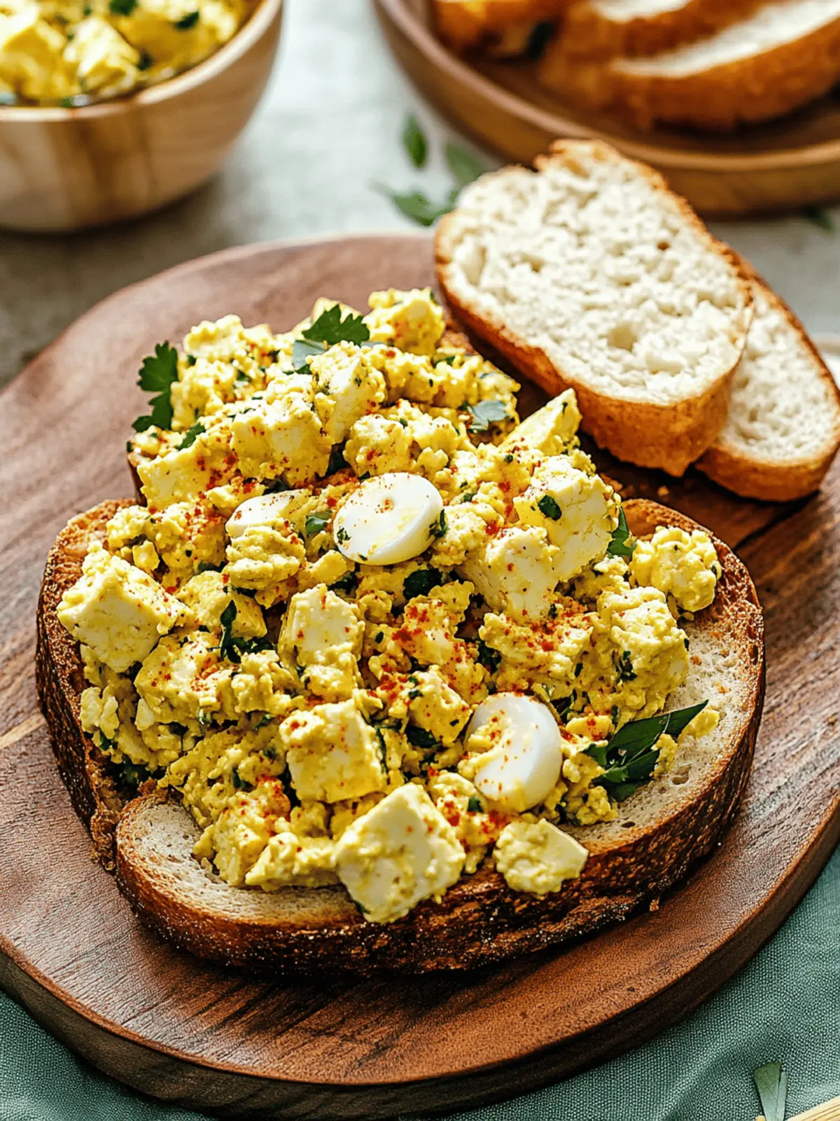 Delicious Tofu Egg Salad: A Healthy Twist for Every Craving 3 Tofu Egg Salad