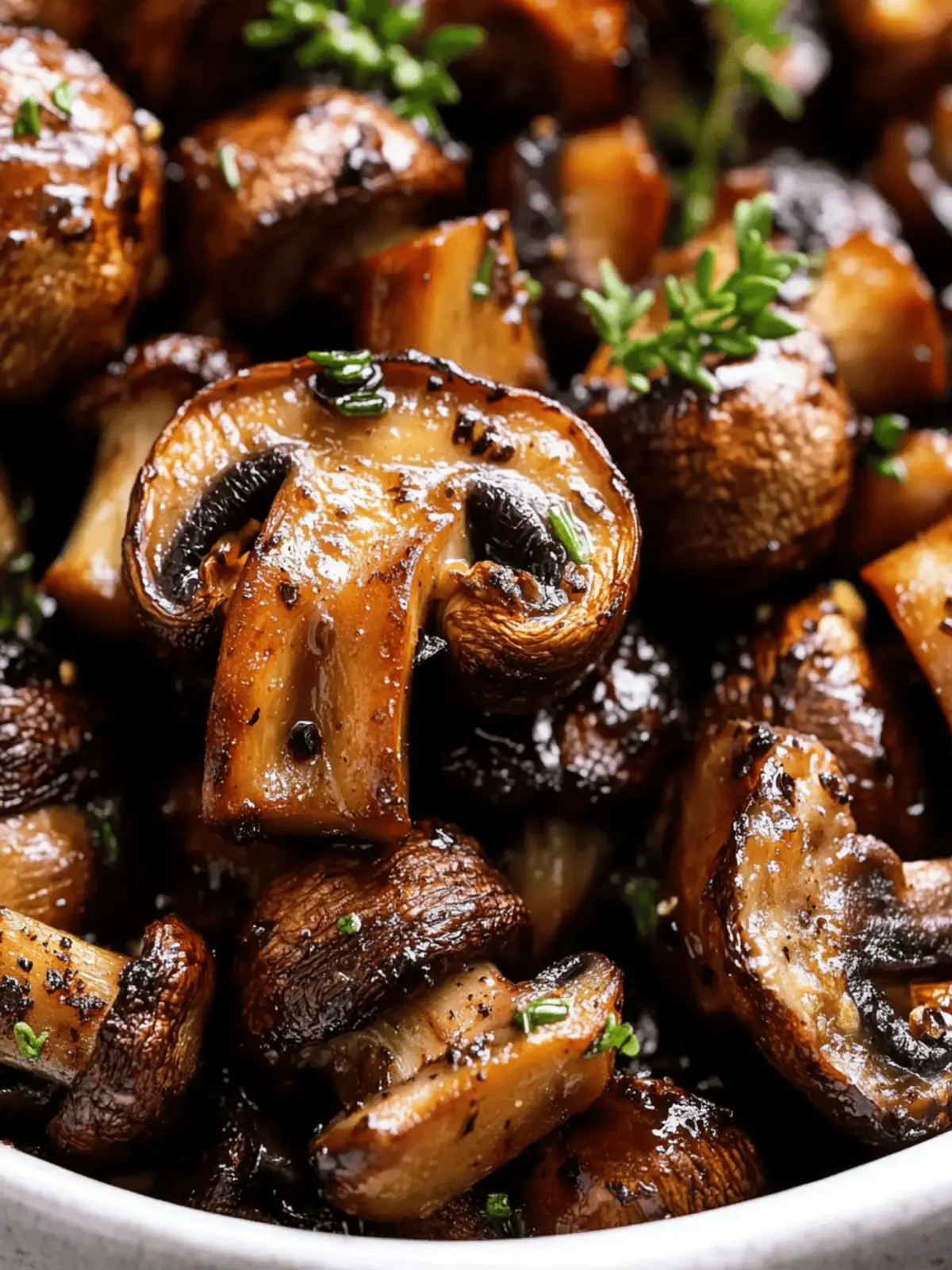 Roasted Mushrooms (Garlic + Balsamic)
