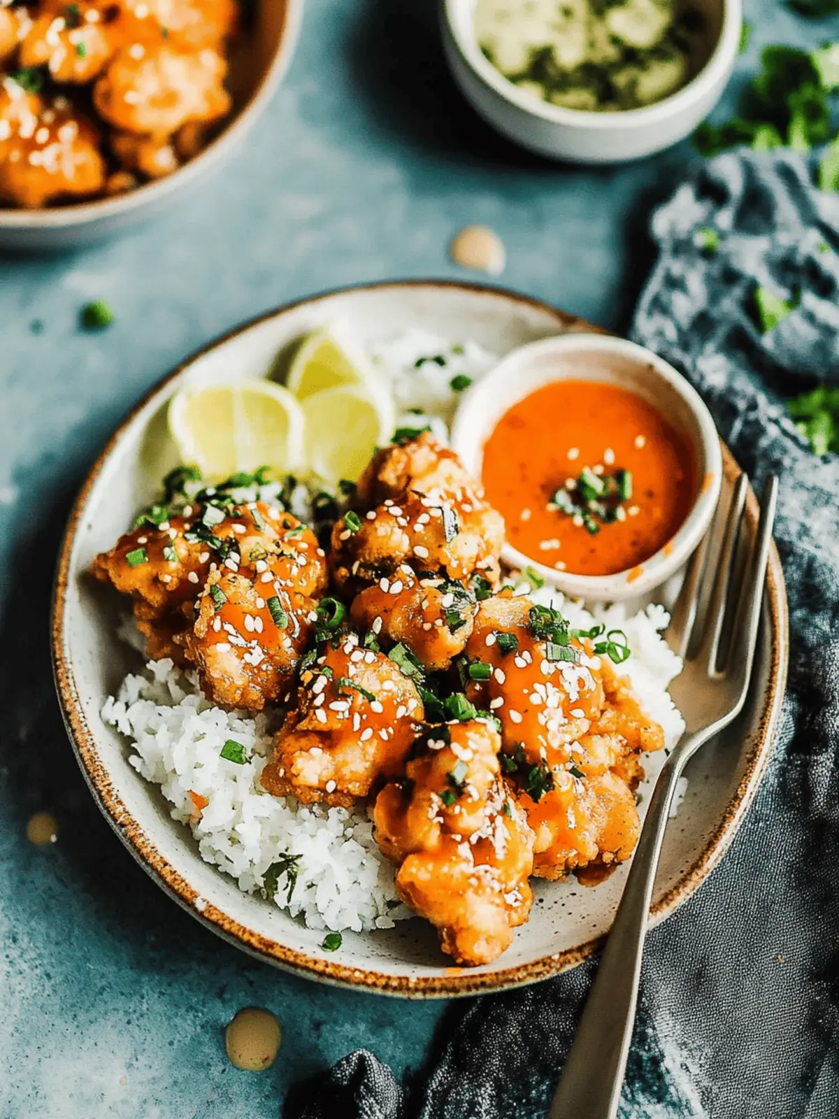 Light & Crispy Mochiko Chicken