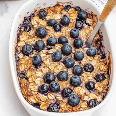Blueberry Baked Oatmeal