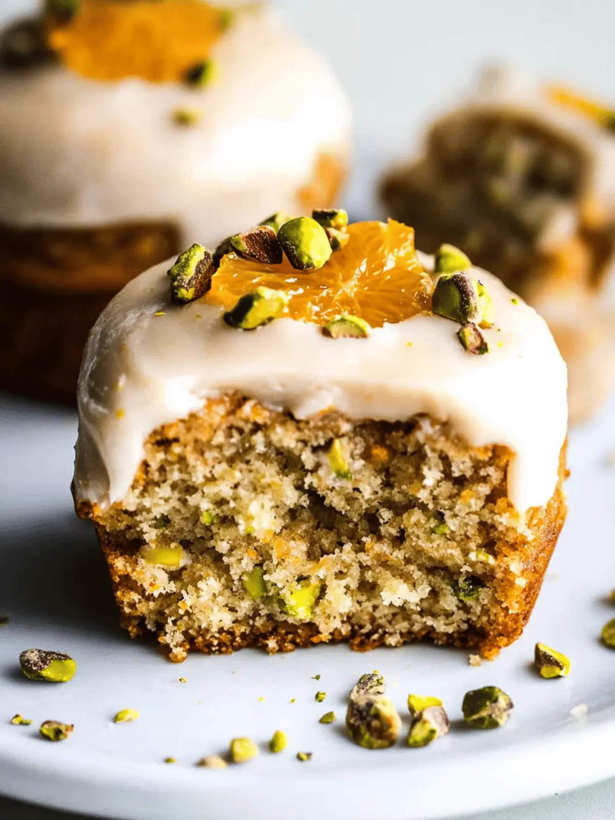 Vegan Orange and Pistachio Cakes for Zesty Blissful Mornings 2 Vegan Orange and Pistachio cakes