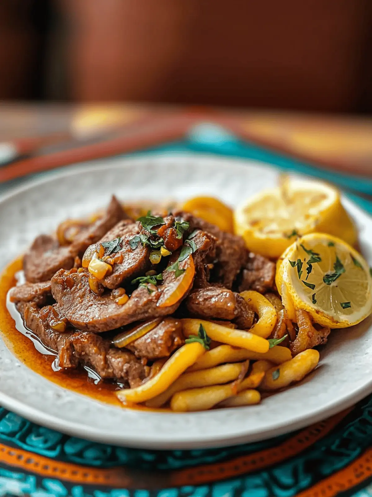 Filipino-Style Bistek Tagalog