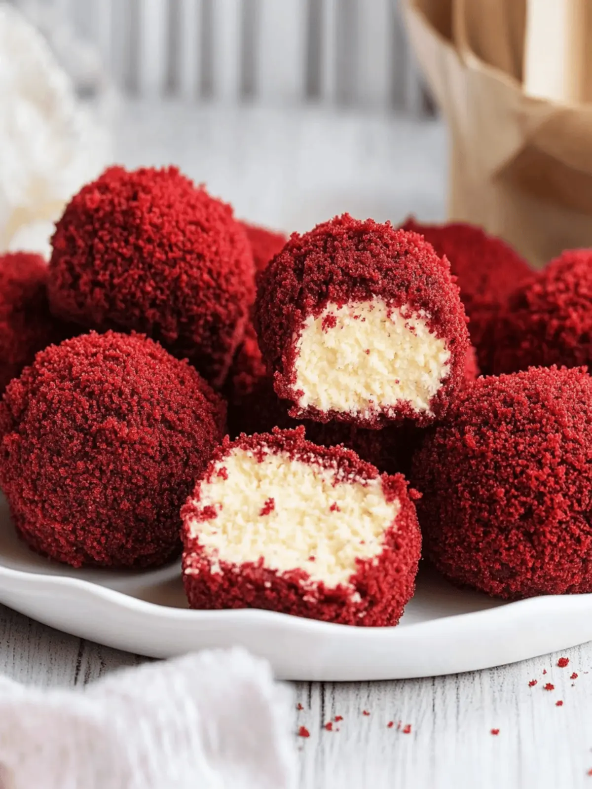 Red Velvet Cheesecake Bites