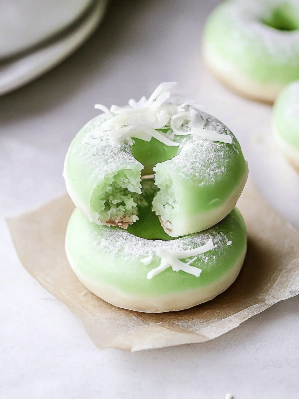 Delicious Pandan Mochi Donuts You'll Love to Make at Home 2 Pandan Mochi Donuts