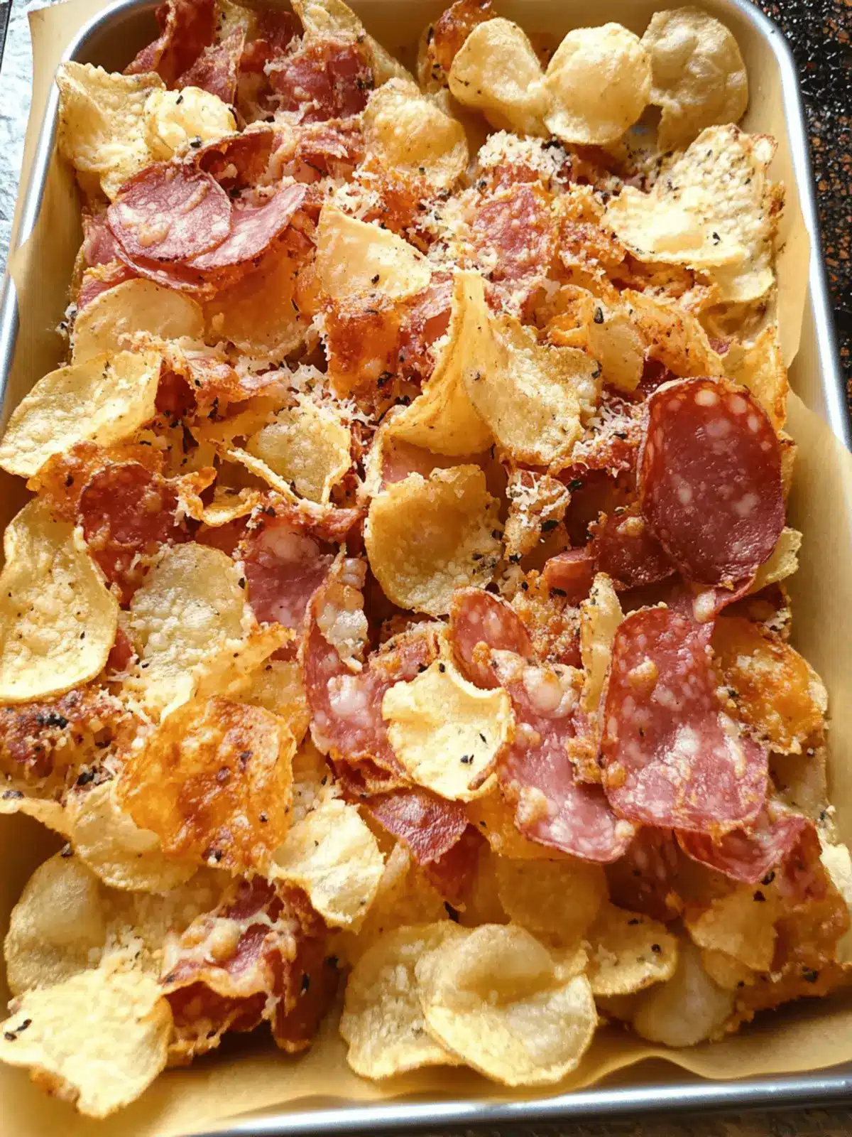 Baked Charcuterie Potato Chips