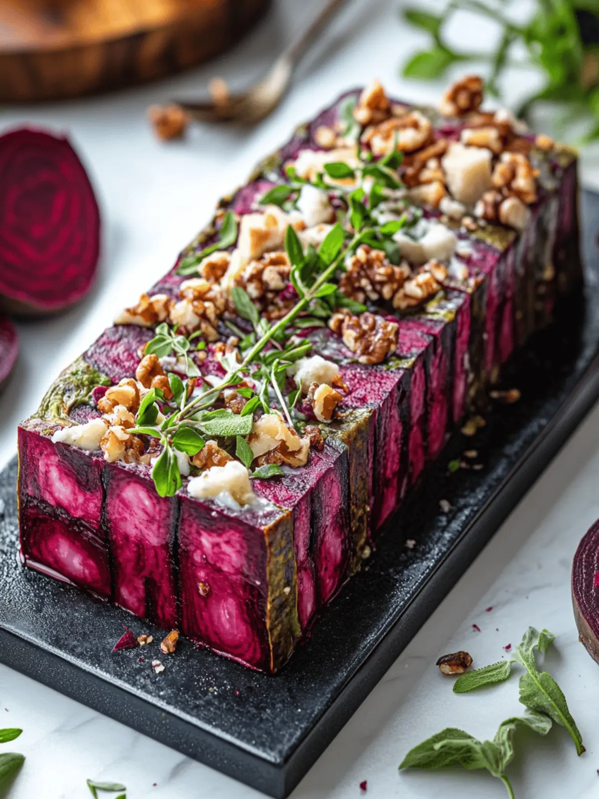 Beetroot and Goat’s Cheese Terrine