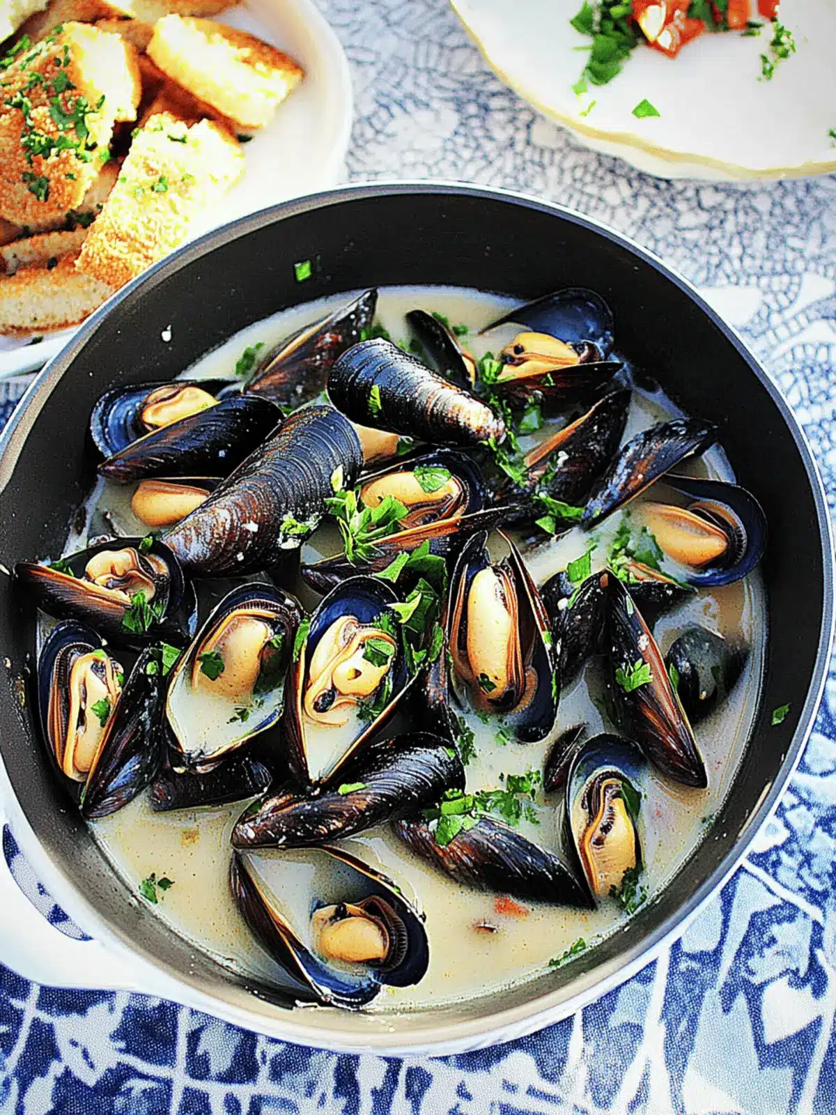 Savory Steamed Mussels in Coconut Curry Broth Delight 2 Steamed Mussels in Coconut Curry Broth