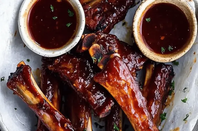 Easy Sticky Lamb Ribs