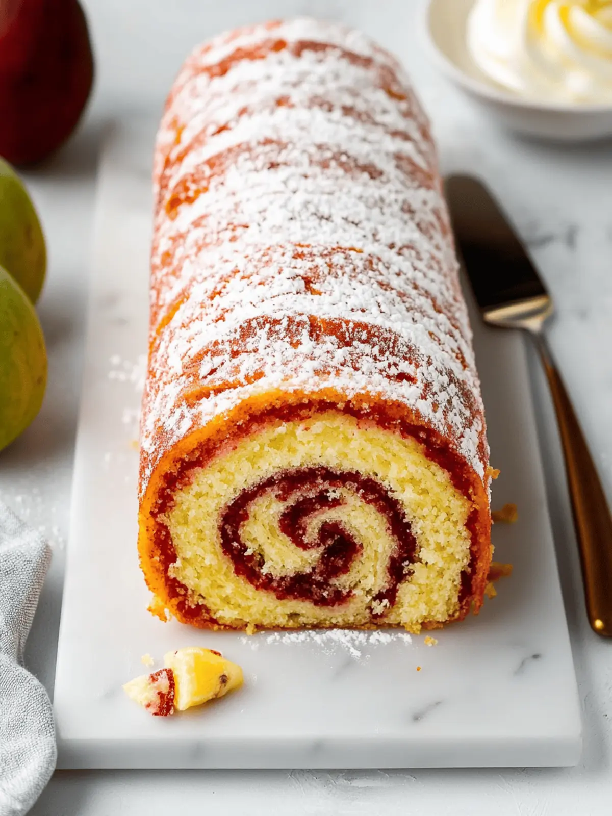 Guava Swiss Roll
