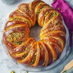 Honey Pistachio Babka Bread