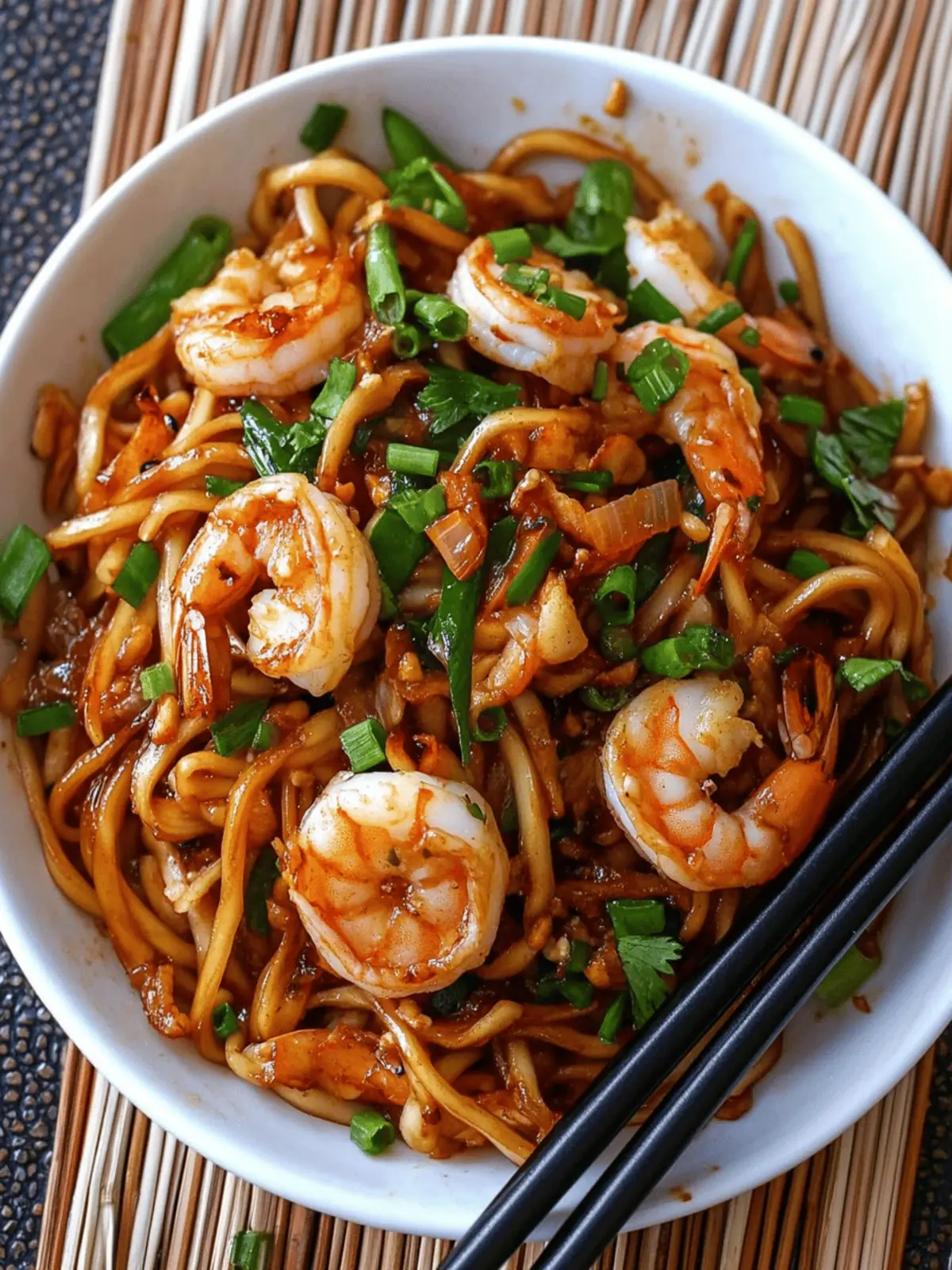 Garlic Prawn Udon