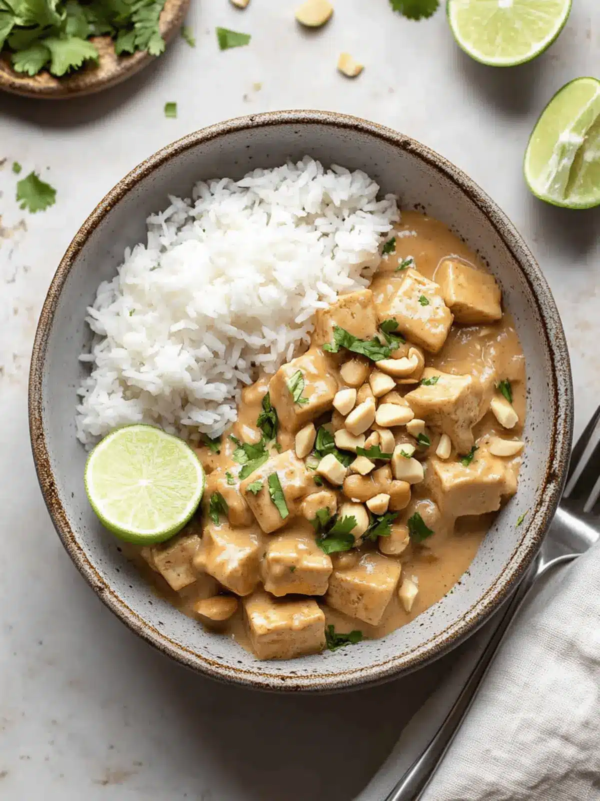 Peanut Tofu with Coconut Rice: Your New Favorite Comfort Bowl 4 Peanut Tofu with Coconut Rice