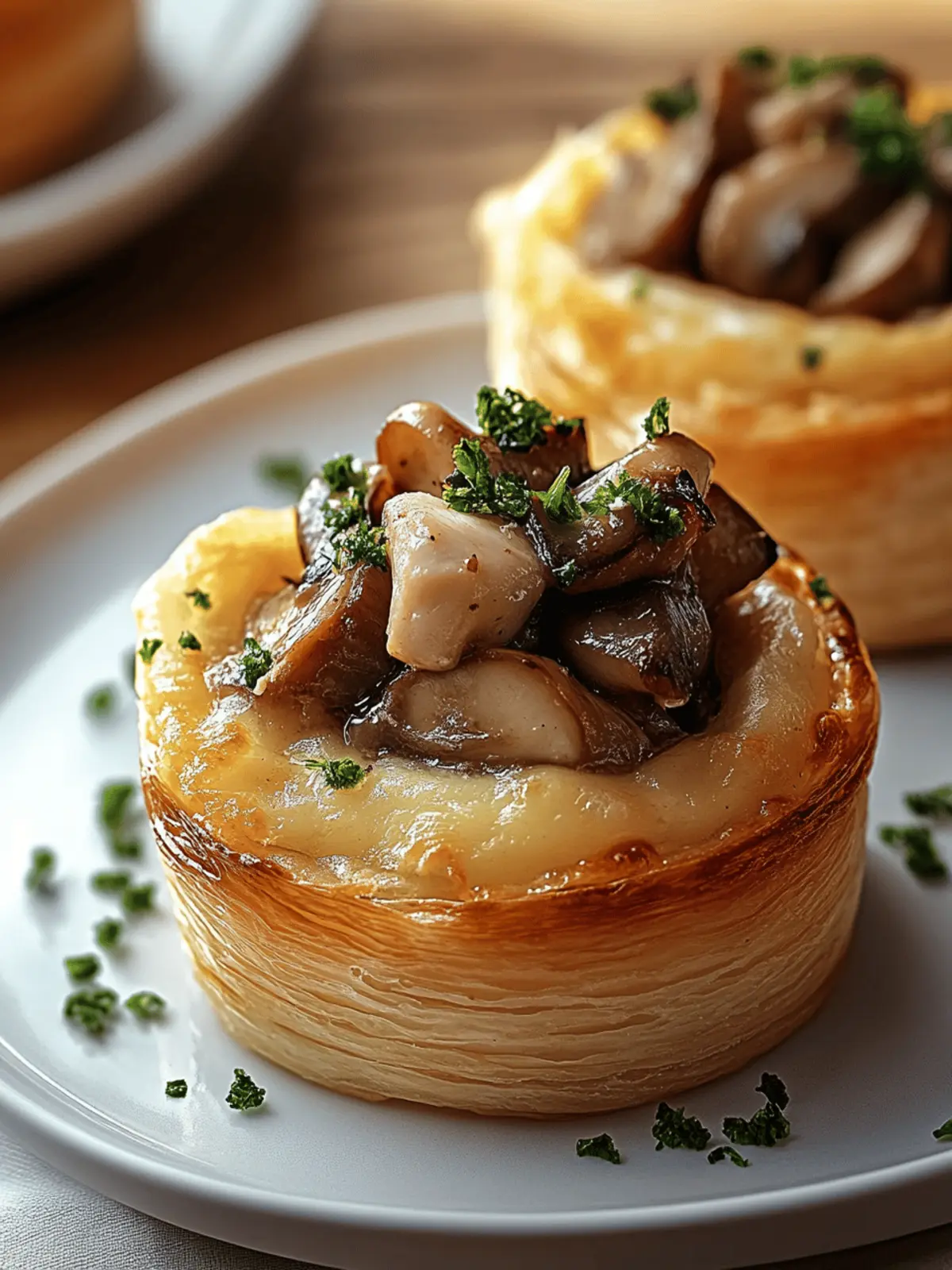 Mouthwatering Chicken and Mushroom Vol Au Vent Delight 3 Chicken and Mushroom Vol Au vent
