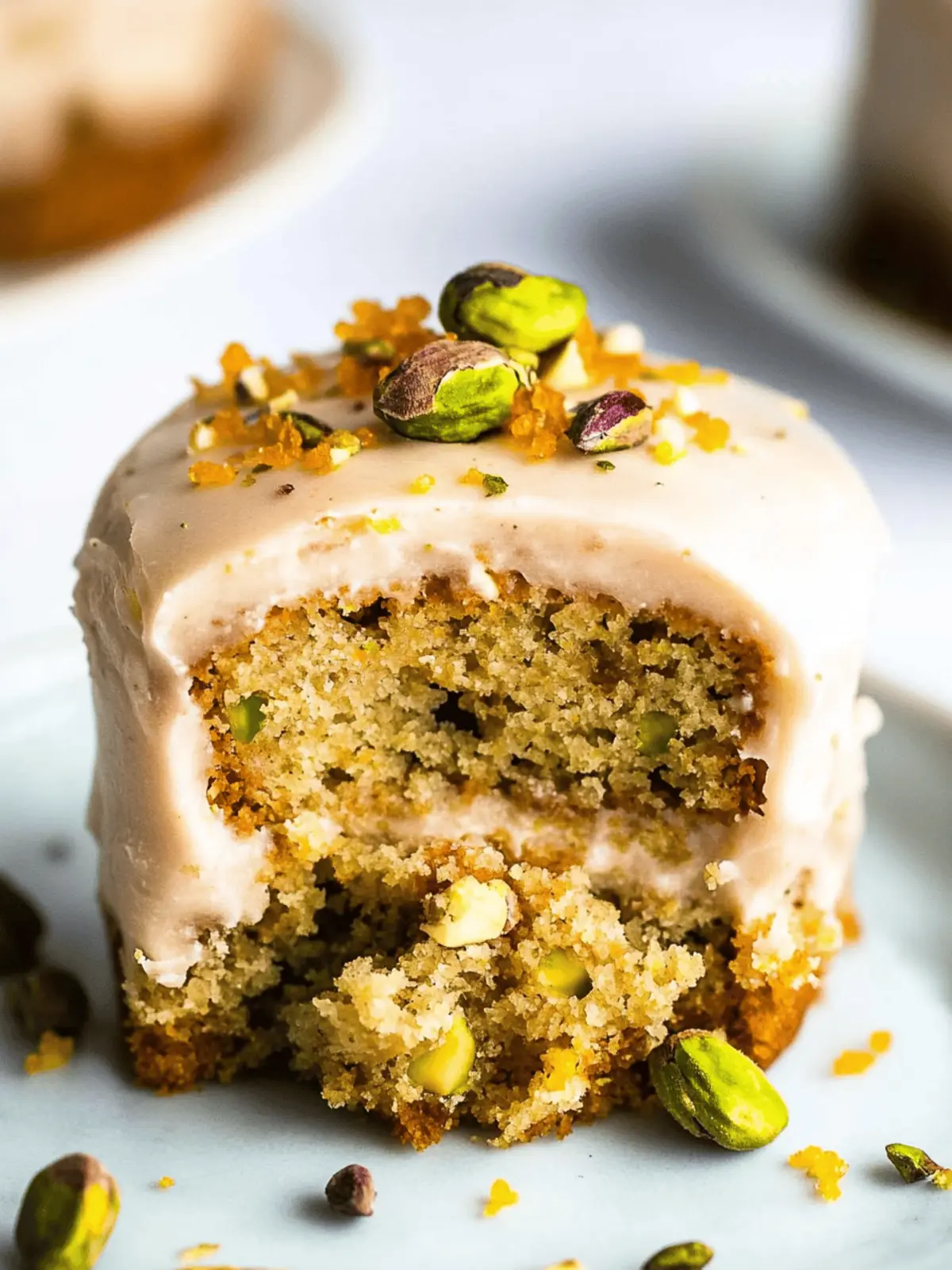 Vegan Orange and Pistachio Cakes for Zesty Blissful Mornings 3 Vegan Orange and Pistachio cakes