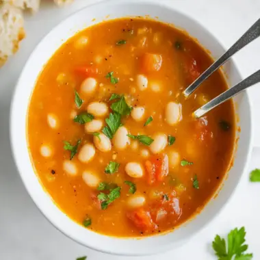 White Bean And Tomato Soup