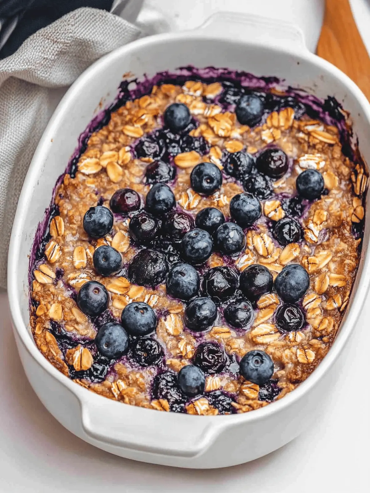 Cozy Up with Delicious Blueberry Baked Oatmeal Bliss 4 Blueberry Baked Oatmeal