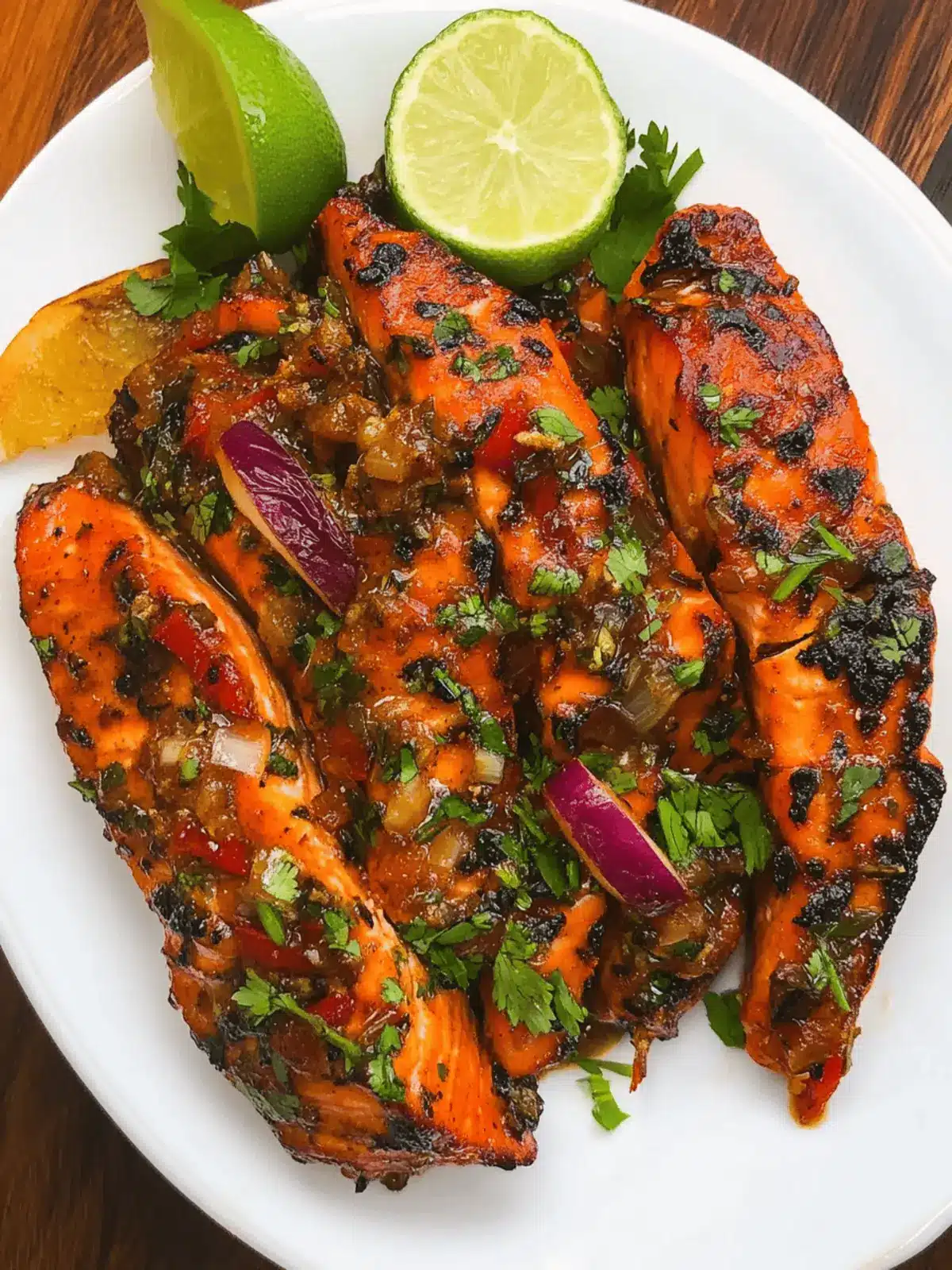 Honey Jerk Salmon